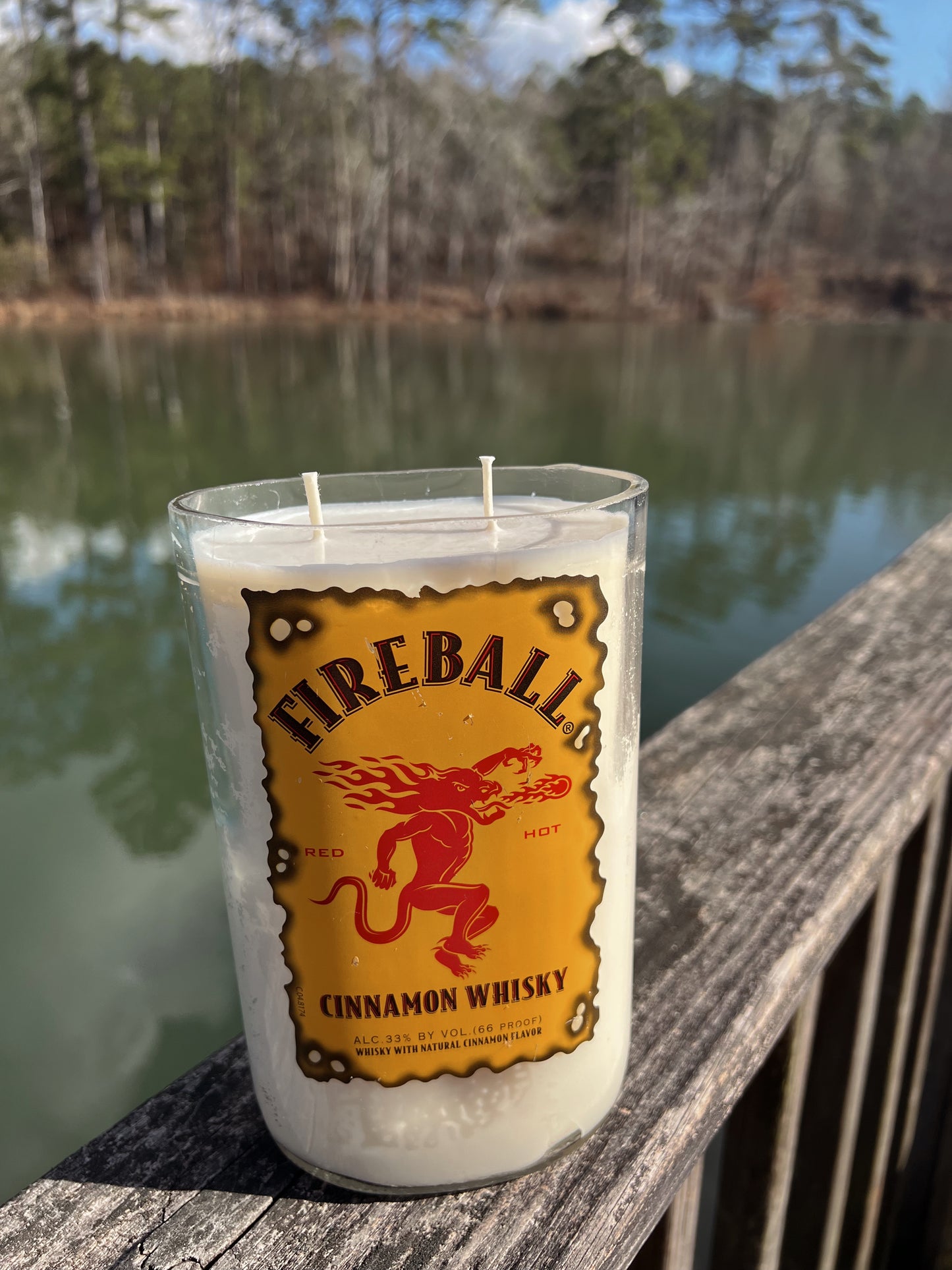 Fireball Whiskey Candle