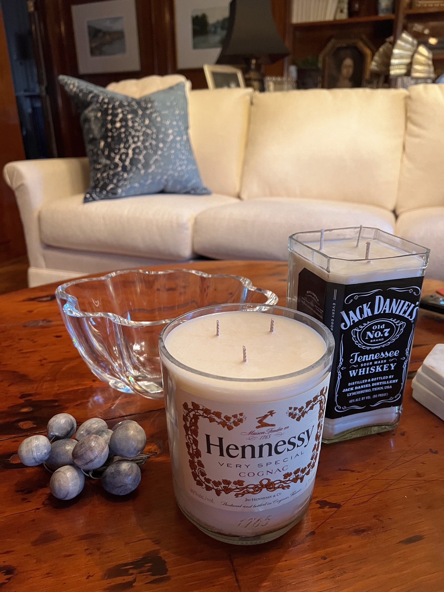 Hennesy Liquor Bottle Candles