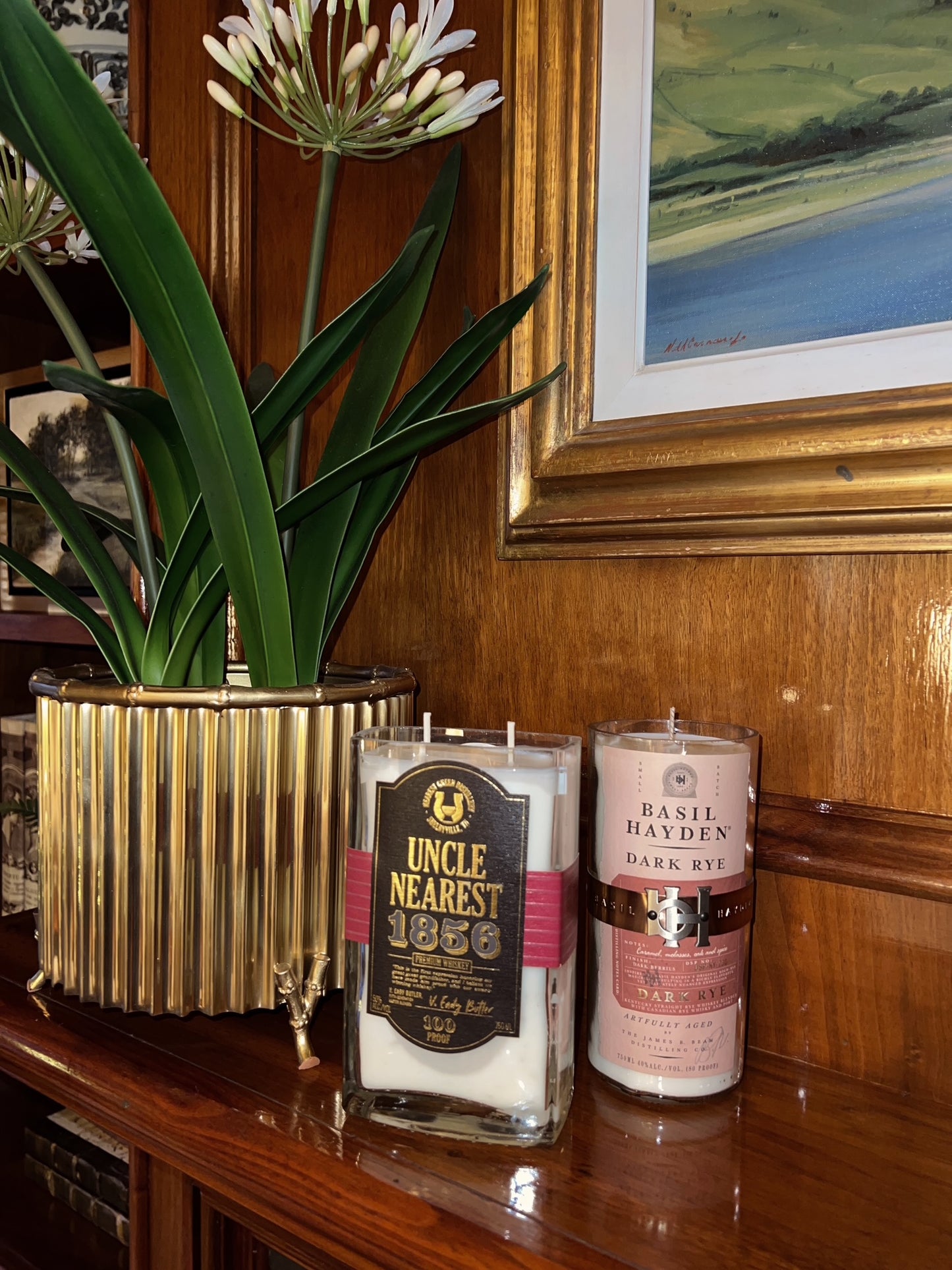 Uncle Nearest Liquor Bottle Candles