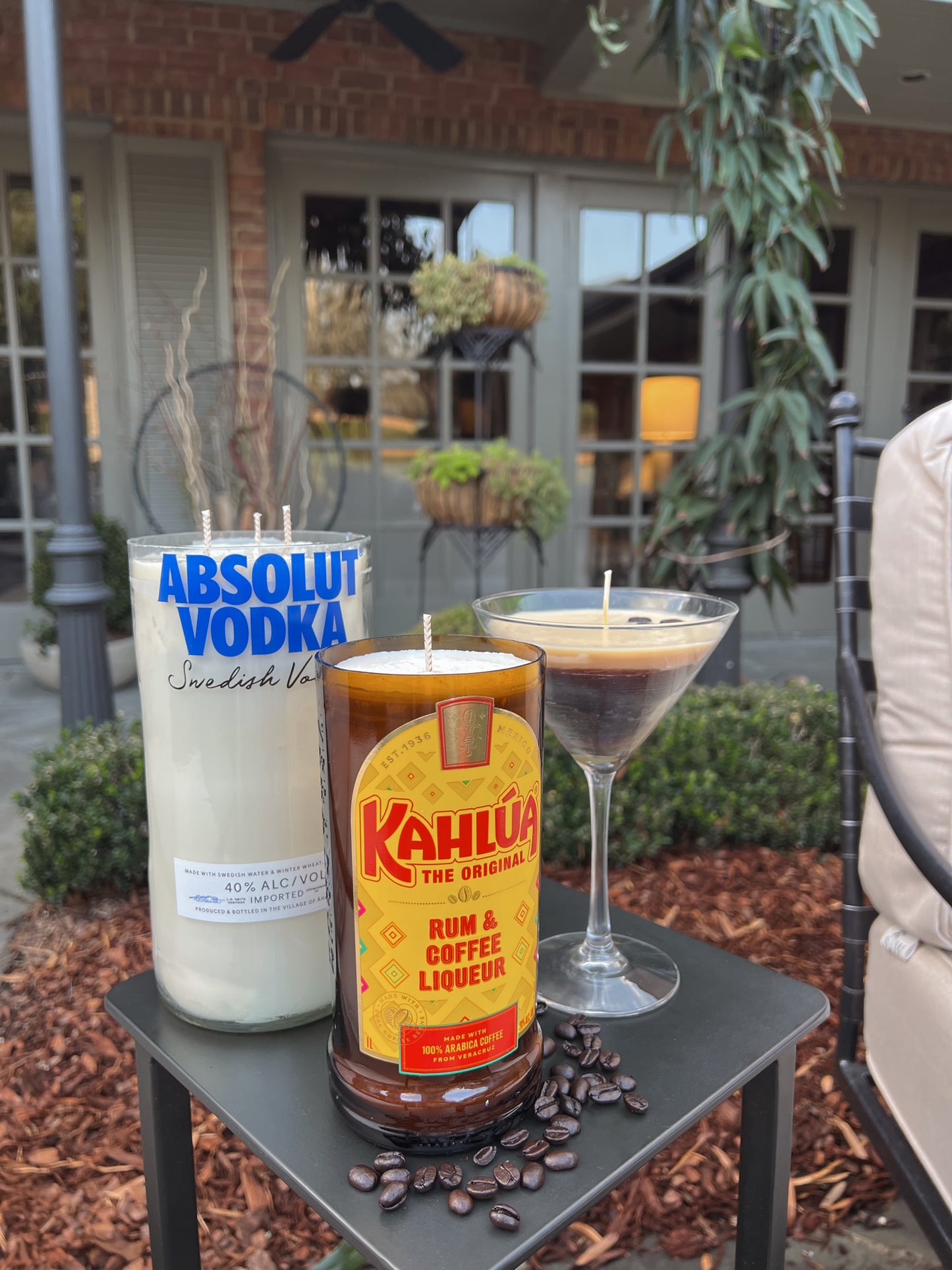 Absolute Vodka Liquor Bottle Candles